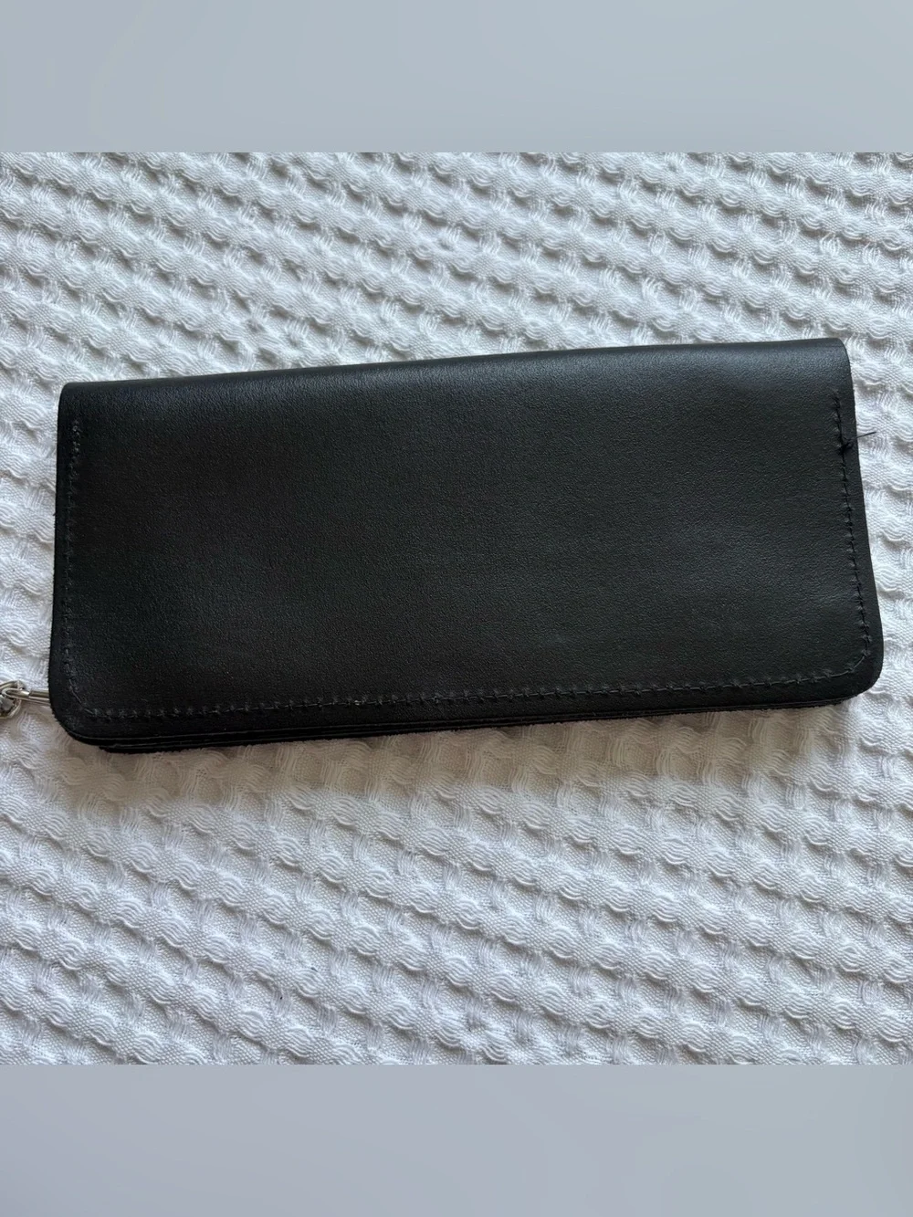 Harley Davidson Black Leather Biker Chain Wallet